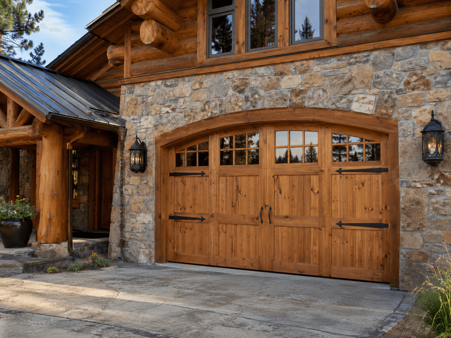 Northwest Door Heritage Classic real wood carriage house door