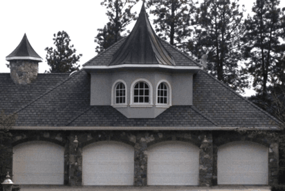 Garage door replacement, before and after — GDS project 1