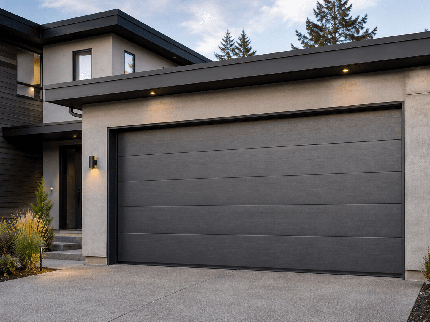 Hörmann premium garage door on a Spokane home