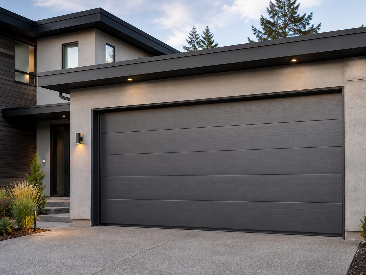 Hörmann premium garage door on a Spokane home